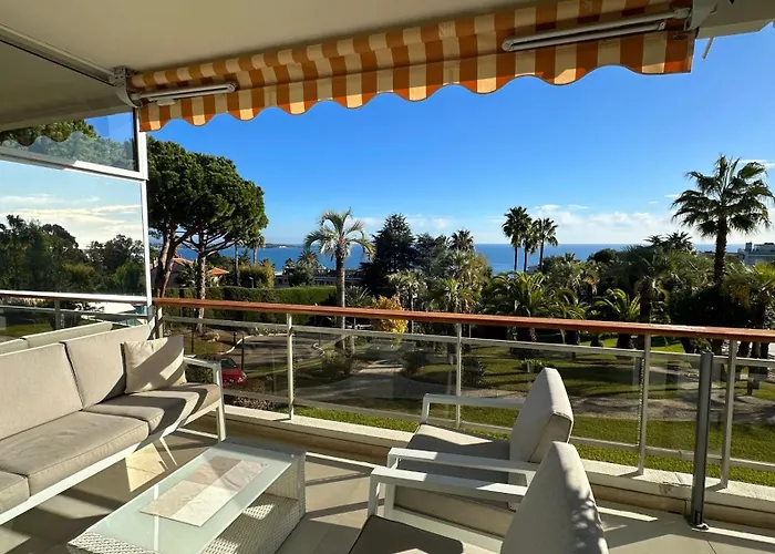 Appartement 2 Chambres Vue Mer Panoramique, Proche Croisette Cannes